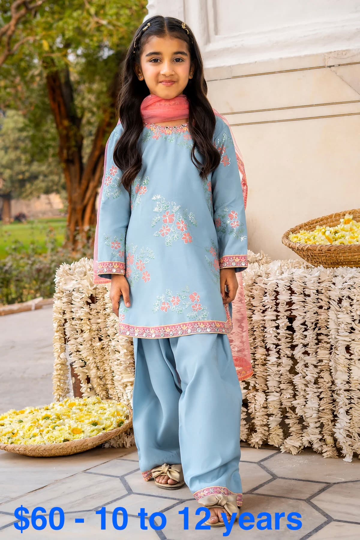 Farshi shalwar and short shirt