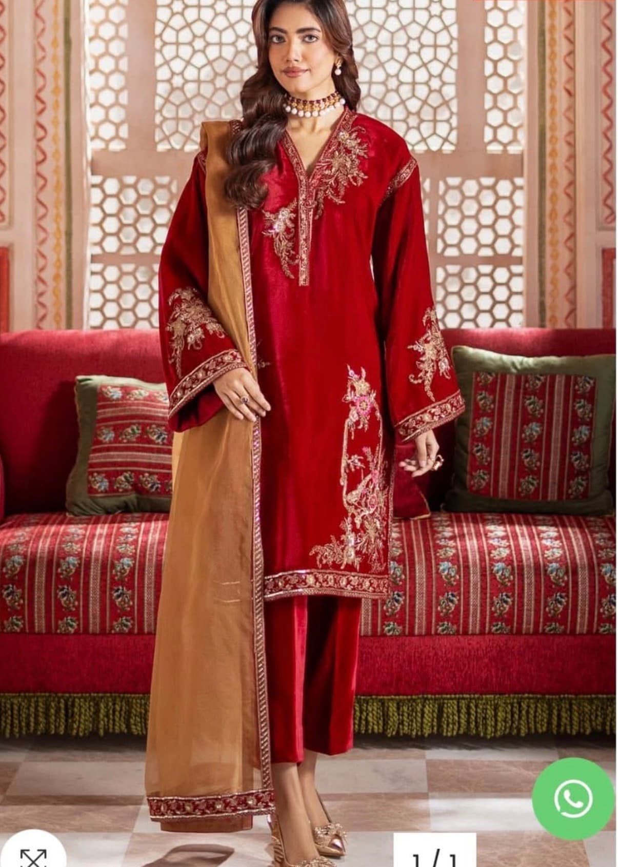 Velvet 3 piece suit